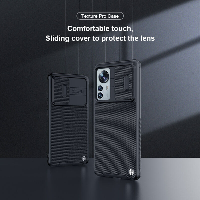 کاور گوشی  شیائومی 12 / 12X نیلکین مدل Textured Pro Fiber - Nillkin Textured Pro Fiber Cover For Xiaomi 12 / 12X